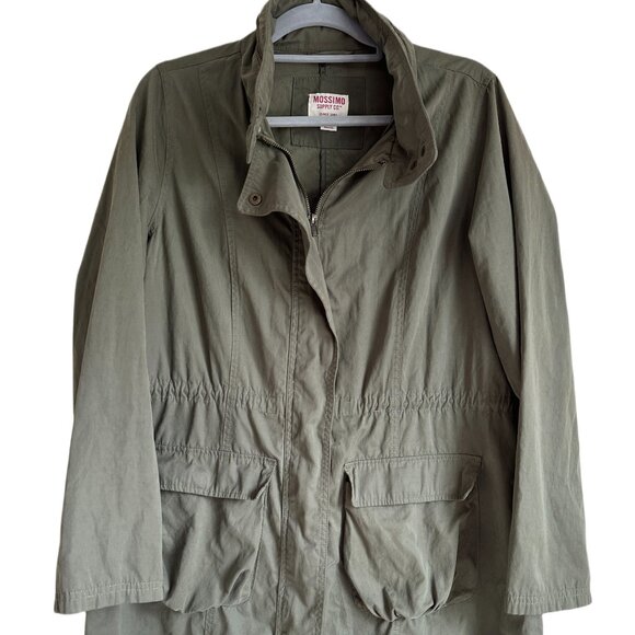 Mossimo Military-Style Utility Jacket sz xxl – Lightweight & Timeless - Picture 1 of 8